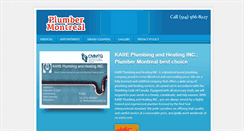 Desktop Screenshot of plumbermontreal.org