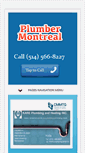 Mobile Screenshot of plumbermontreal.org