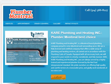 Tablet Screenshot of plumbermontreal.org